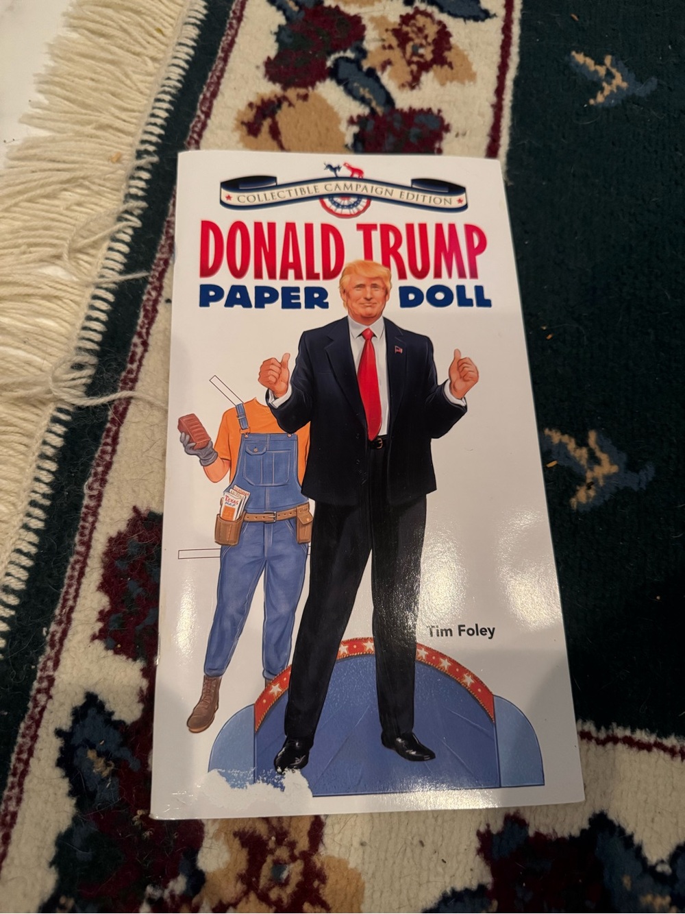 Paper Doll - Donald Trump (Black Suit, Red Tie)